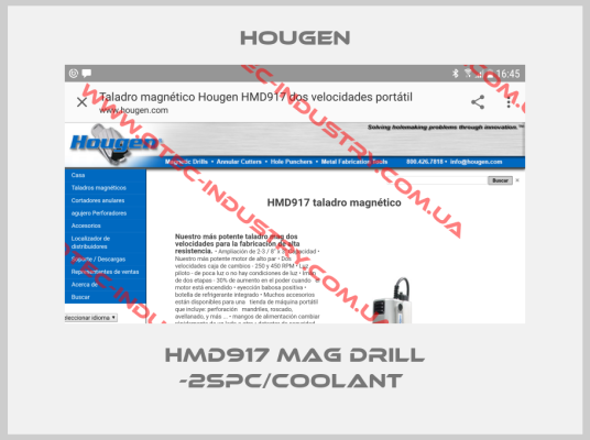 HMD917 MAG DRILL -2SPC/COOLANT -big