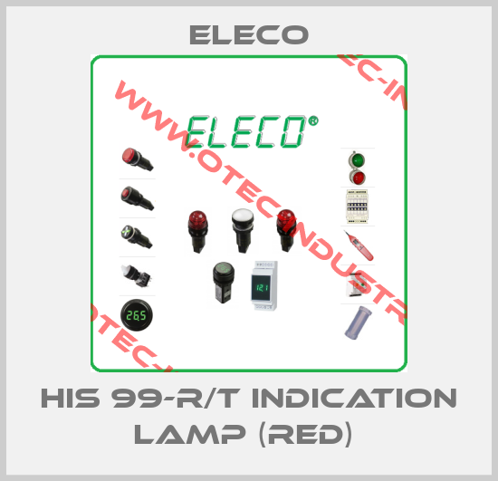 HIS 99-R/T INDICATION LAMP (RED) -big