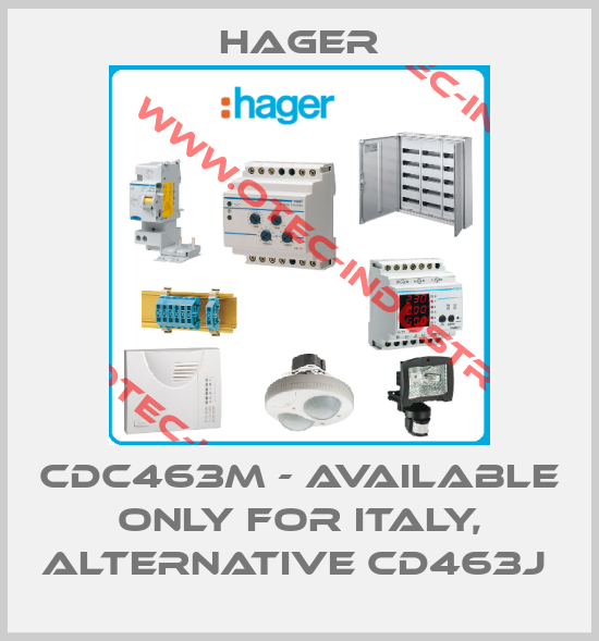 CDC463M - available only for Italy, alternative CD463J -big