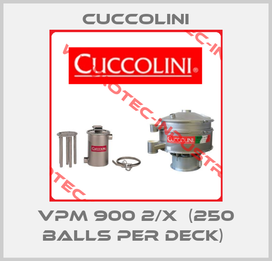 VPM 900 2/X  (250 balls per deck) -big