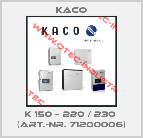 K 150 – 220 / 230  (ART.-NR. 71200006)-big