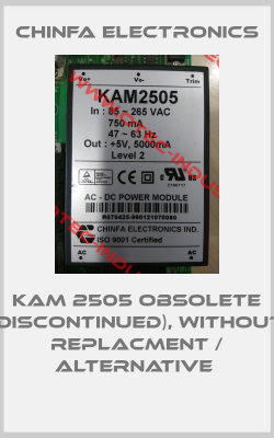 KAM 2505 obsolete (discontinued), without replacment / alternative -big