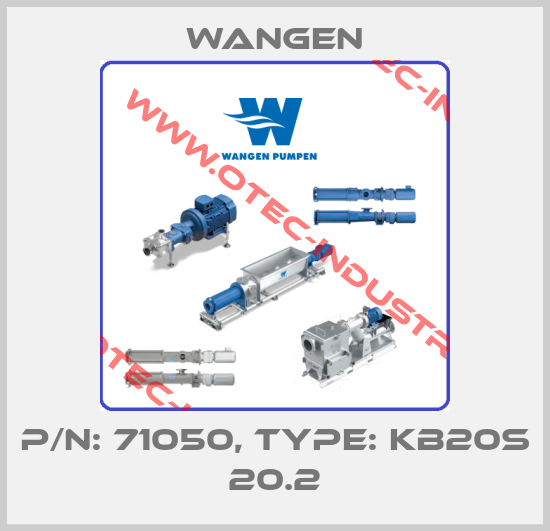 P/N: 71050, Type: KB20S 20.2-big