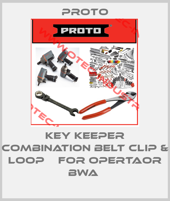 KEY KEEPER COMBINATION BELT CLIP & LOOP    FOR OPERTAOR BWA -big