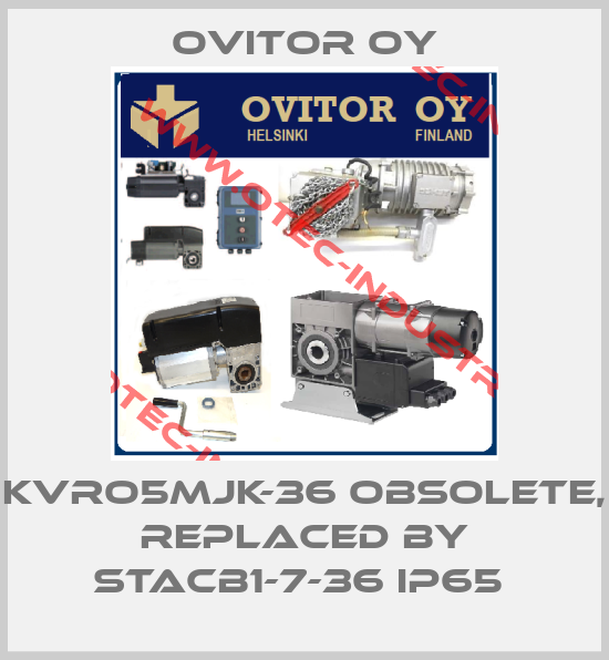 KVRO5MJK-36 Obsolete, replaced by STACB1-7-36 IP65 -big