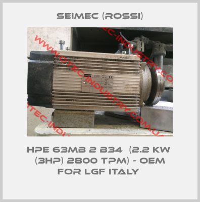 HPE 63MB 2 B34  (2.2 kw  (3HP) 2800 tpm) - OEM for LGF Italy -big