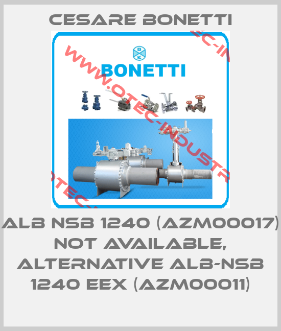 ALB NSB 1240 (AZM00017) not available, alternative ALB-NSB 1240 EEx (AZM00011)-big