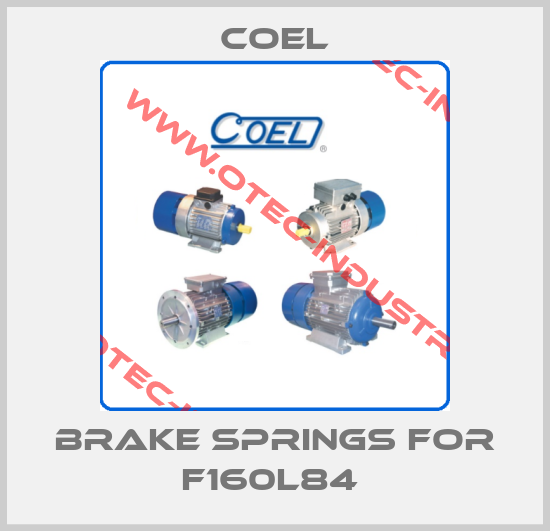 Brake springs for F160L84 -big