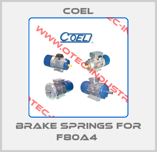 Brake springs for F80A4 -big