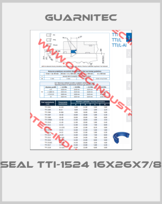 Seal TTI-1524 16x26x7/8 -big
