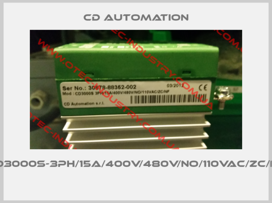 CD3000S-3PH/15A/400V/480V/No/110VAC/ZC/NF -big