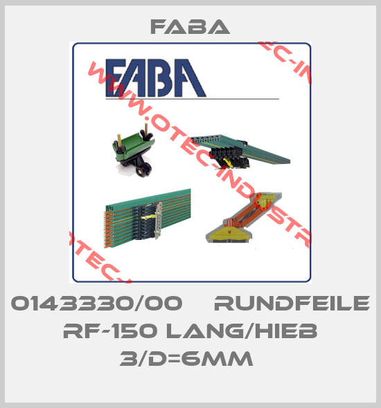 0143330/00    RUNDFEILE RF-150 LANG/HIEB 3/D=6MM -big