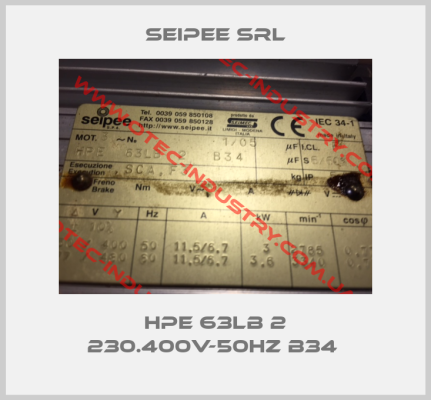 HPE 63LB 2 230.400V-50Hz B34 -big