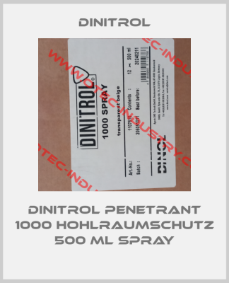 Dinitrol Penetrant 1000 Hohlraumschutz 500 ml Spray-big