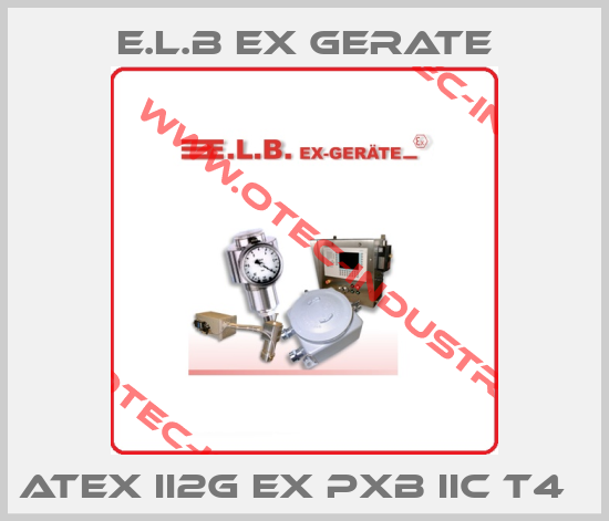 ATEX II2G Ex pxb IIC T4  -big