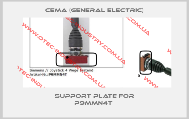 Support plate for P9MMN4T -big