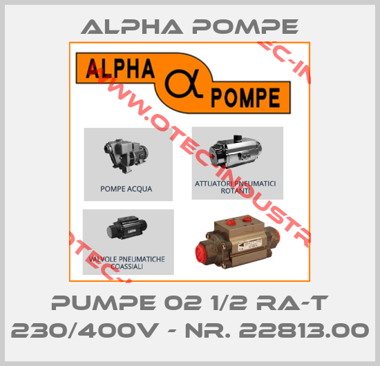Pumpe 02 1/2 RA-T 230/400V - Nr. 22813.00-big