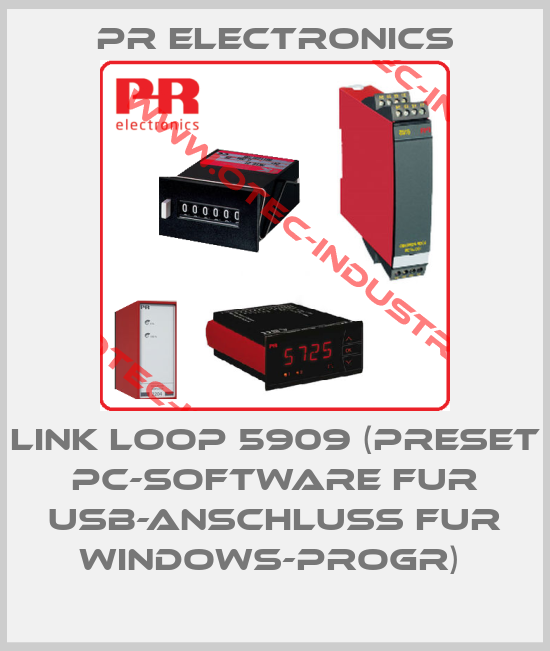 LINK LOOP 5909 (PRESET PC-SOFTWARE FUR USB-ANSCHLUSS FUR WINDOWS-PROGR) -big