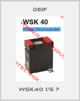 WSK40 1/5 А -big