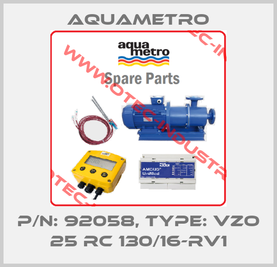 P/N: 92058, Type: VZO 25 RC 130/16-RV1-big