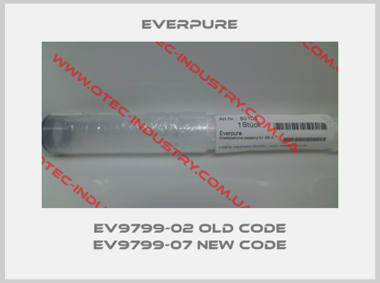 EV9799-02 old code EV9799-07 new code-big
