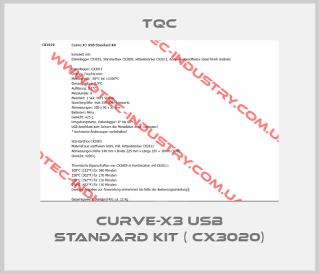 Curve-X3 USB Standard Kit ( CX3020)-big