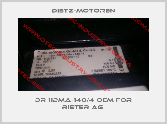 DR 112Ma-140/4 OEM for Rieter AG -big