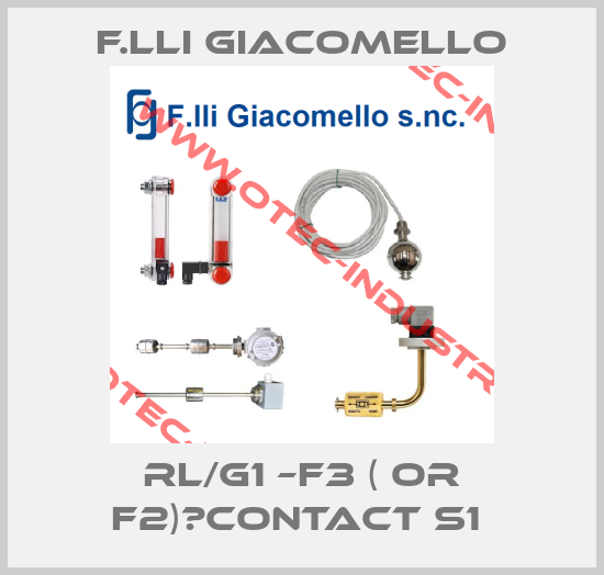 RL/G1 –F3 ( Or F2)?contact S1 -big