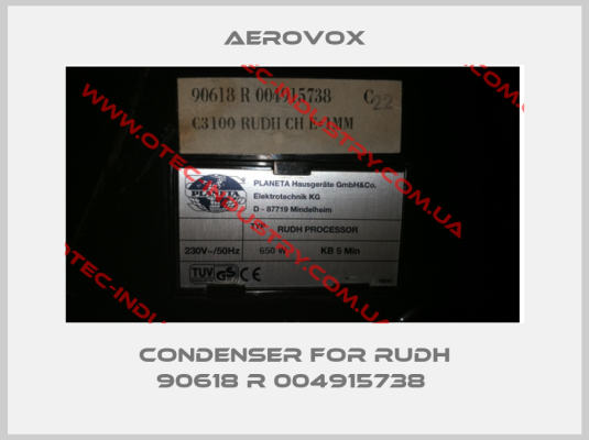 condenser for RUDH 90618 R 004915738 -big
