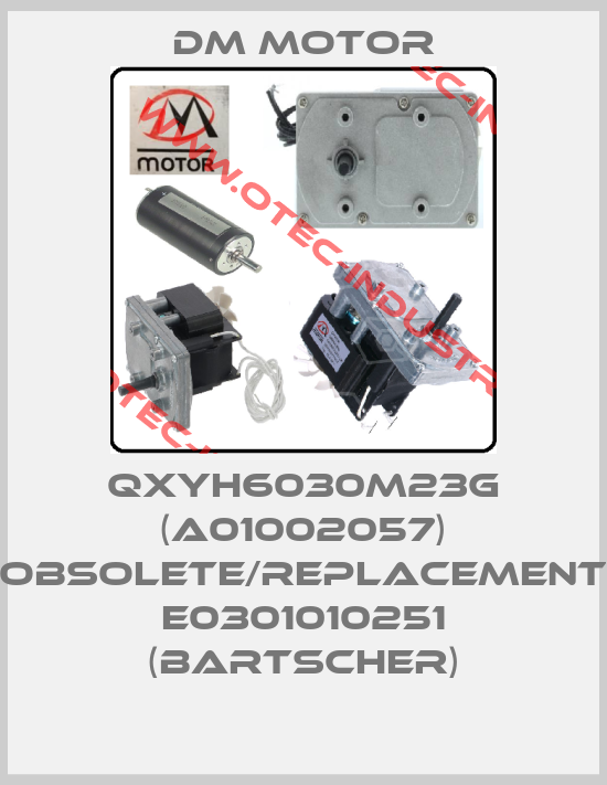 QXYH6030M23G (A01002057) obsolete/replacement E0301010251 (Bartscher)-big
