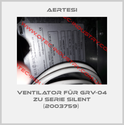 Ventilator für GRV-04 zu Serie Silent (2003759) -big