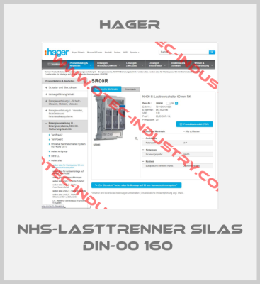 NHS-Lasttrenner SILAS DIN-00 160 -big