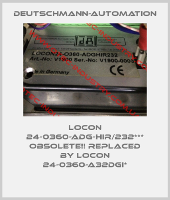 Locon 24-0360-ADG-HIR/232*** Obsolete!! Replaced by LOCON 24-0360-A32DGI*-big