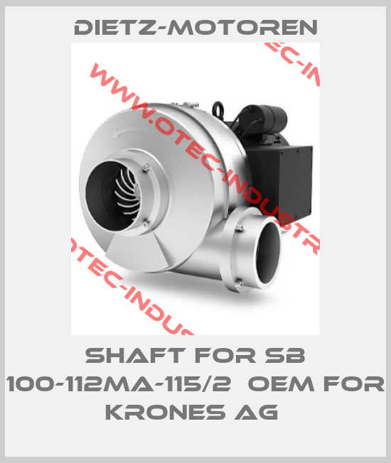 Shaft for SB 100-112Ma-115/2  OEM for KRONES AG -big
