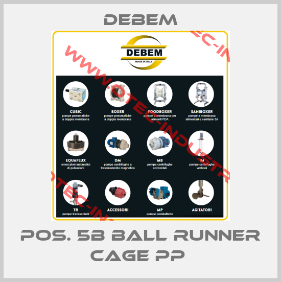Pos. 5b BALL RUNNER CAGE PP -big