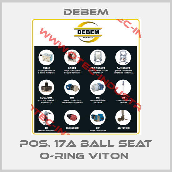 Pos. 17a BALL SEAT O-RING VITON -big