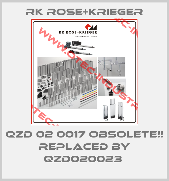 QZD 02 0017 Obsolete!! Replaced by QZD020023 -big