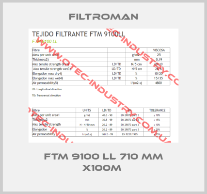  FTM 9100 LL 710 MM X100M -big