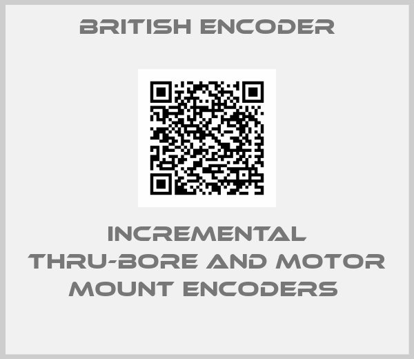 Incremental Thru-Bore and Motor Mount Encoders -big