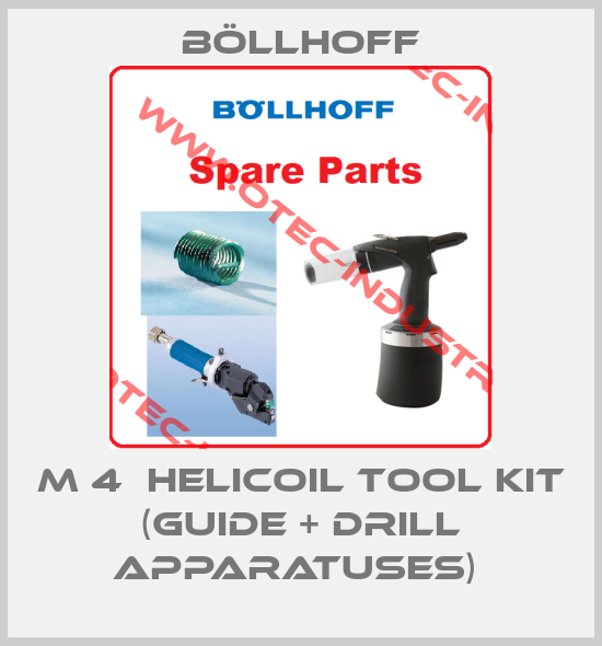 M 4  HELICOIL TOOL KIT (GUIDE + DRILL APPARATUSES) -big