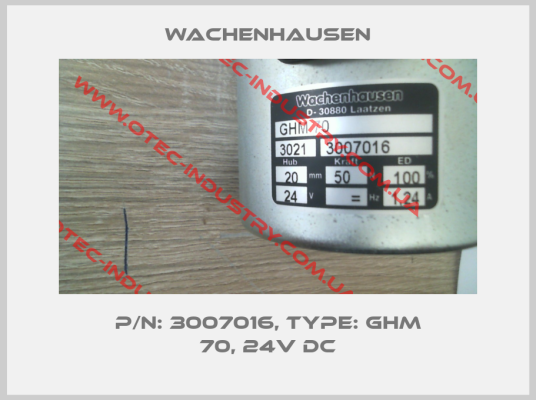P/N: 3007016, Type: GHM 70, 24V DC-big