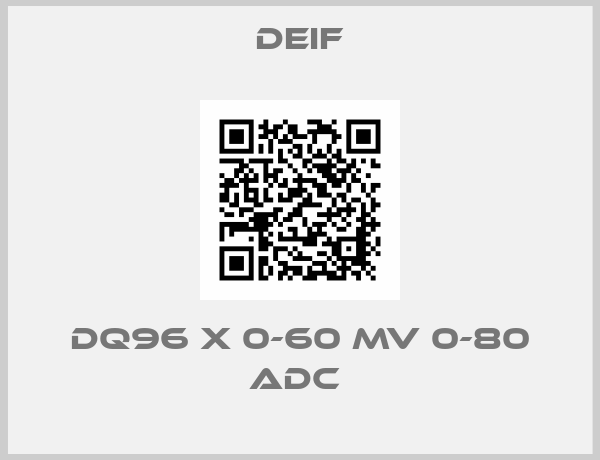 DQ96 X 0-60 MV 0-80 ADC -big