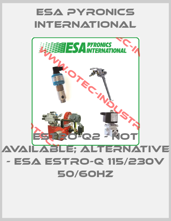 ESTRO-Q2 - not available; alternative - ESA ESTRO-Q 115/230V 50/60Hz-big