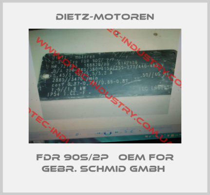 FDR 90S/2P   OEM for Gebr. Schmid GmbH -big