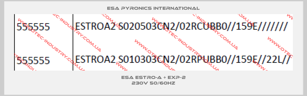 ESA ESTRO-A + EXP-2 230V 50/60Hz-big