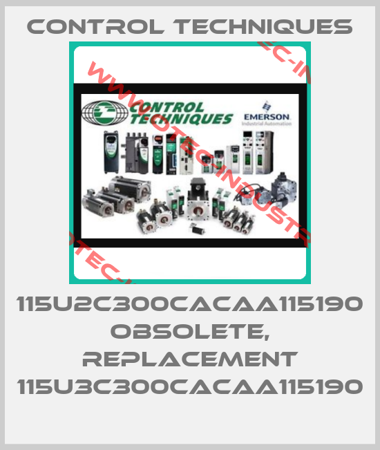115U2C300CACAA115190 obsolete, replacement 115U3C300CACAA115190-big