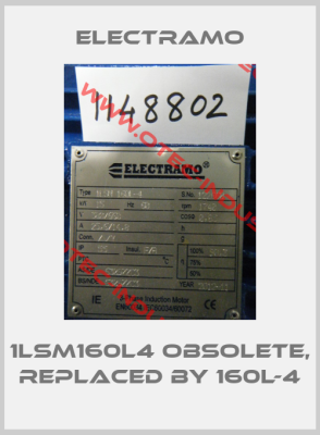 1LSM160L4 obsolete, replaced by 160L-4-big