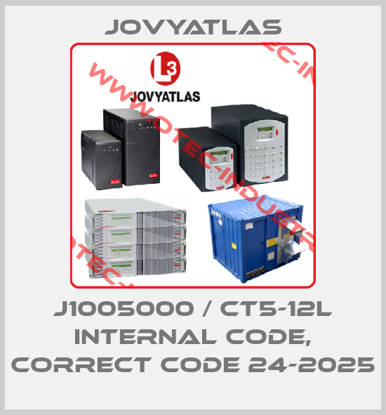 J1005000 / CT5-12L internal code, correct code 24-2025-big