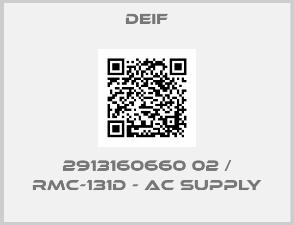 2913160660 02 / RMC-131D - AC supply-big