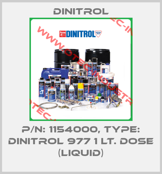 P/N: 1154000, Type: Dinitrol 977 1 lt. Dose (liquid)-big